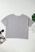 Vintage Inspired Granny Square Crochet Accent Tee