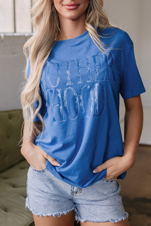 Vintage Inspired Motherhood Graphic Short Sleeve Tee