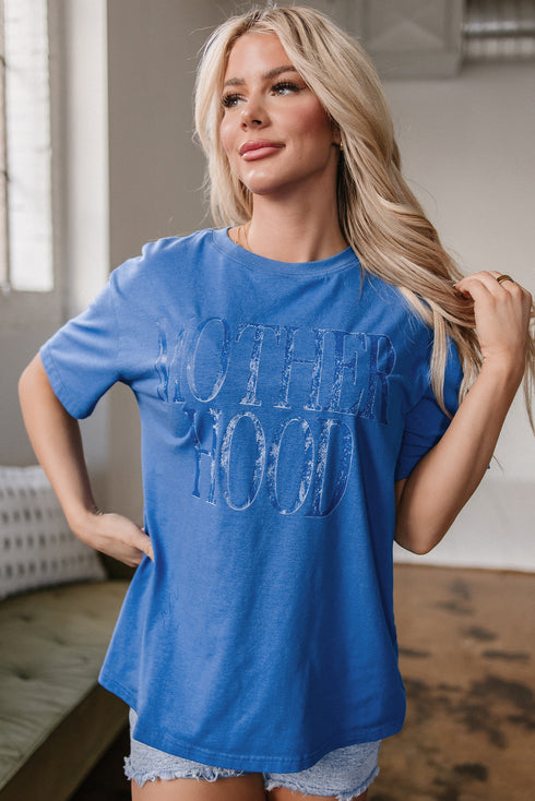 Vintage Inspired Motherhood Graphic Short Sleeve Tee