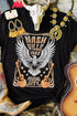 Vintage Inspired Nashville Eagle Graphic Short Sleeve Tee