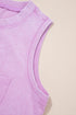 Vintage Inspired Washed Knit Muscle Tank Top
