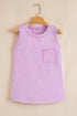 Vintage Inspired Washed Knit Muscle Tank Top