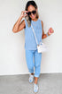 Vintage Inspired Washed Knit Muscle Tank Top
