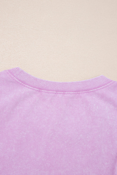 Vintage Inspired Washed Knit Muscle Tank Top