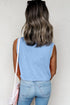 Vintage Inspired Washed Knit Muscle Tank Top
