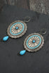 Vintage Inspired Western Stone Accent Dangle Earrings
