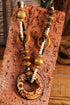 Vintage Inspired Western Wooden Beaded Pendant Necklace