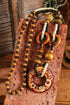 Vintage Inspired Western Wooden Beaded Pendant Necklace