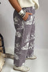 Vintage Printed Wild West Riding Denim Jeans