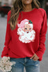 Vintage Saint Nick Graphic Raglan Pullover Sweatshirt