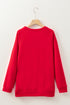Vintage Saint Nick Graphic Raglan Pullover Sweatshirt