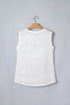 Vintage Stars And Stripes Flag Printed Tank Top