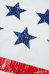 Vintage Stars And Stripes Flag Printed Tank Top