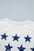 Vintage Stars And Stripes Flag Printed Tank Top