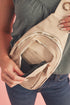 Vintage Style Smooth PU Leather Zippered Crossbody Bag