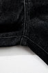 Vintage Wash Distressed Raw Hem High Waist Flared Jeans