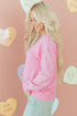 Vintage Wash Drop Shoulder Ribbed Crew Neck Sweatshirt