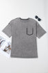 Vintage Wash Half Sleeve Cotton Boyfriend T Shirt
