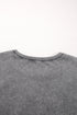 Vintage Wash Half Sleeve Cotton Boyfriend T Shirt