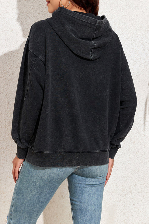 Vintage Wash Kangaroo Pocket Hoodie