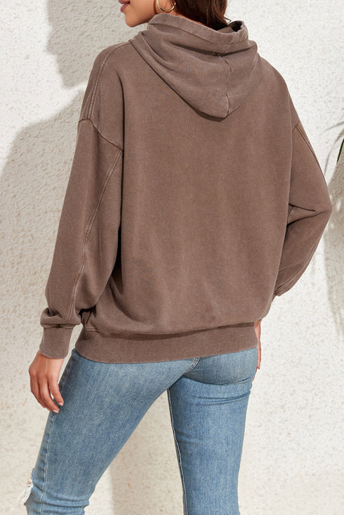 Vintage Wash Kangaroo Pocket Hoodie