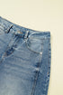 Vintage Washed Denim Seam Detail Shift Jeans