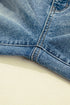 Vintage Washed Denim Seam Detail Shift Jeans