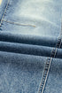 Vintage Washed Denim Seam Detail Shift Jeans