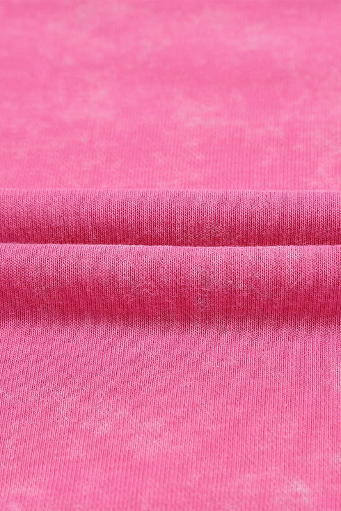 Vintage Washed Puff Sleeve Sweatshirt