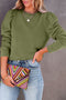 Vintage Washed Puff Sleeve Sweatshirt
