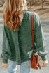 Vintage Washed Solid Flap Pocket Button Up Shacket Jacket