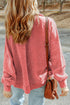 Vintage Washed Solid Flap Pocket Button Up Shacket Jacket