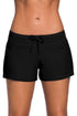 Violet Strap Trim Swim Boardshort
