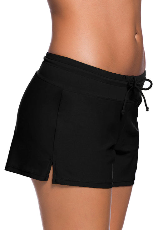 Violet Strap Trim Swim Boardshort