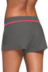 Violet Strap Trim Swim Boardshort