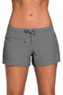 Violet Strap Trim Swim Boardshort