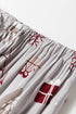 Viscose Button Front Long Sleeve Wide Leg Pajama Set