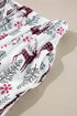 Viscose Button Front Long Sleeve Wide Leg Pajama Set