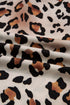 Viscose Leopard Print Contrast Edge Pajama Set