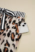 Viscose Leopard Print Contrast Edge Pajama Set