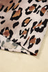 Viscose Leopard Print Contrast Edge Pajama Set