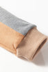 Waffle Knit Drop Shoulder Button Placket Thermal Top