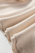 Waffle Knit Drop Shoulder Pullover Drawstring Short Sets