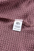 Waffle Knit Loose Fit V Neck Long Sleeve Top