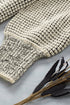 Waffle Knit Open Front Drop Shoulder Cardigan