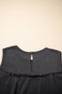 Waffle Knit Ruffled Tiered Sleeveless Tank Top