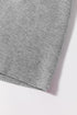 Waffle Knit Star Patch Raglan Sleeve Top