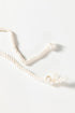 Waffle Knit Striped Patchwork Button Neck Drawstring Hoodie