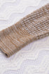 Waffle Knit Surplice V Neck Long Sleeve Top