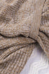 Waffle Knit Surplice V Neck Long Sleeve Top